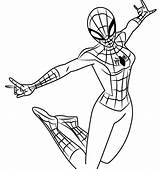 Spider Coloring Pages Girl Woman Printable Color Getcolorings Getdrawings sketch template