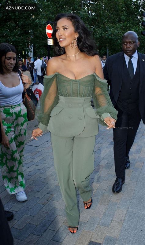 Maya Jama Sexy Seen Exiting From Sports Launch In London