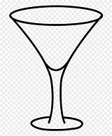 Glass Coloring Clipart Webstockreview Pinclipart Martini sketch template