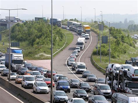 long traffic jams expected  millions  drivers hit road  busiest day  bank holiday