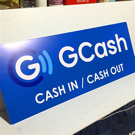 gcash cash  cash  signage shopee philippines