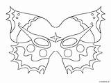 Masky Maska Karneval Vytisknutí šablony sketch template