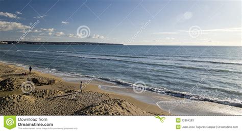 le arenal beach stock image image  sandy seaside