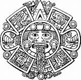 Aztec Drawing Coloring Pages Getdrawings Printable sketch template