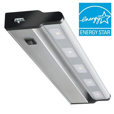 sylvania   white led edge lit  cabinet light starter kit   home depot