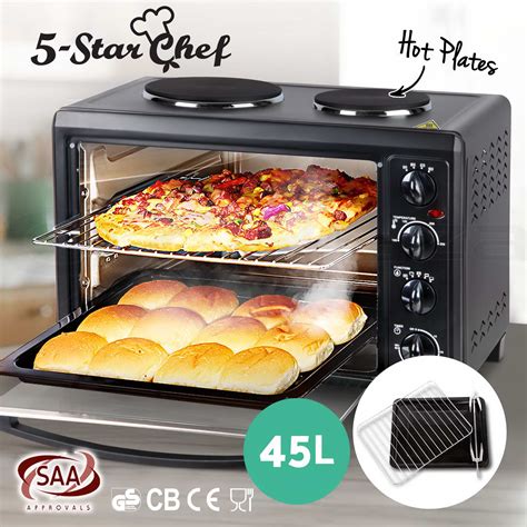 portable electric oven convection family large bake   hot plate air fryer ebay