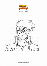 Kakashi Hatake Coloriage Supercolored Coloriages sketch template