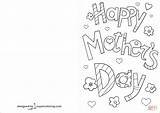 Mothers Card Cards Coloring Printable Happy Color Pages Drawing Mother Template Kids Print Printables Sheets Getdrawings Tags Birijus Supercoloring Choose sketch template