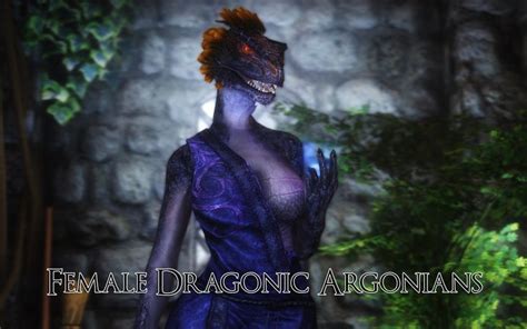 Female Dragonic Argonian Textures Cbbe And Unp Elder