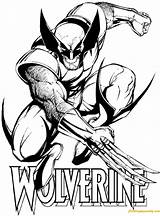 Wolverine Pages Avengers Coloring Color sketch template