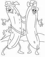 Mewarnai Pisang Buah Dancing Banane Ausmalbild Bestcoloringpagesforkids sketch template