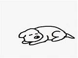 Dog Draw Cartoon Sleeping Clipart Sitting Cliparts sketch template