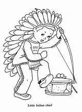 Coloring Indian Pages Little Chief Indians Kids Color Native American Book Printable Sheets Boy Cartoon Embroidery Cowboys Books Print Bestcoloringpagesforkids sketch template