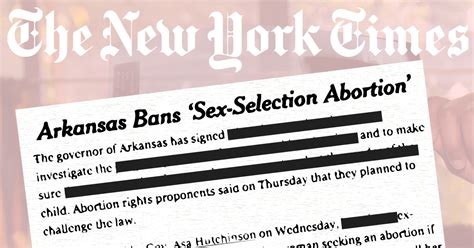 how ny times fueled a right wing lie about so called sex selective