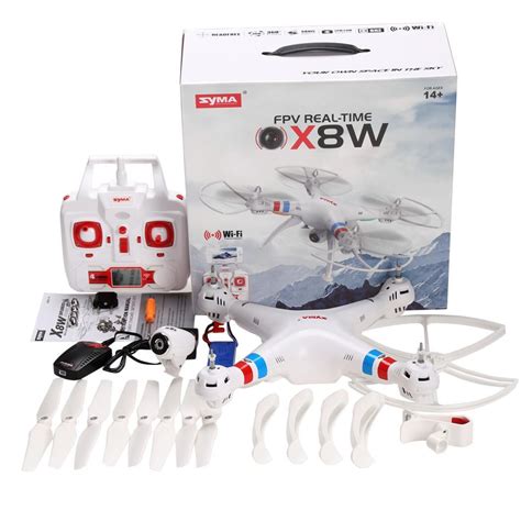 white syma xw ghz axis gyro ch rc drone quadcopter  fpv  rtf camera ebay