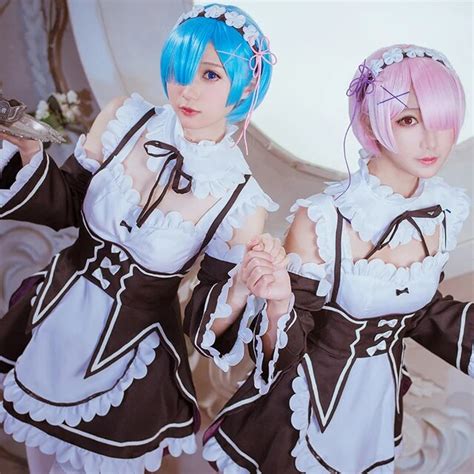Ram Costume Re Zero Life In A Different World From Zero Rem Cosplay