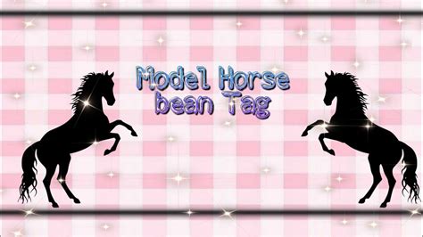 model horse bean tag collab  sterling equestrian youtube