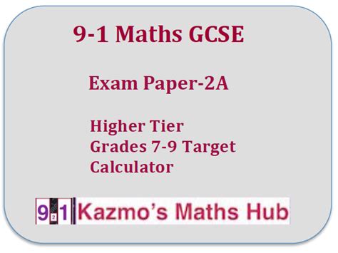 maths exam paper  teaching resources
