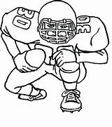 Pages Coloring Nfl Mascot Football Getcolorings sketch template