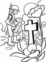 Anzac Remembrance Sacrifice Honour Souvenir Veterans Jour Bestcoloringpages sketch template