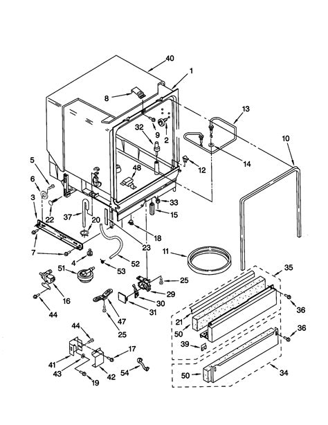 kenmore dishwasher model  parts diagram hanenhuusholli