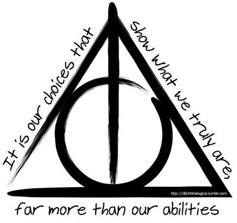 In The Harry Potter 7 Book What Does The Triangular Symbol Really Mean