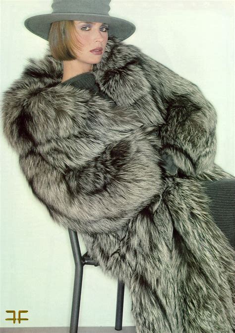 silver fox fur coat wasn t sure if i should pin it under the majestic wild or lovely clothes