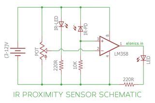 proximity sensor   circuit sensor circuit diagram
