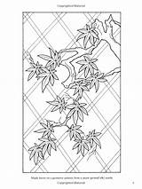 Coloring Plaid Pages Getcolorings Green Japanese Designs sketch template