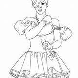 Rihanna Coloring Pages Singing People Hellokids Beautiful Cute Singer sketch template