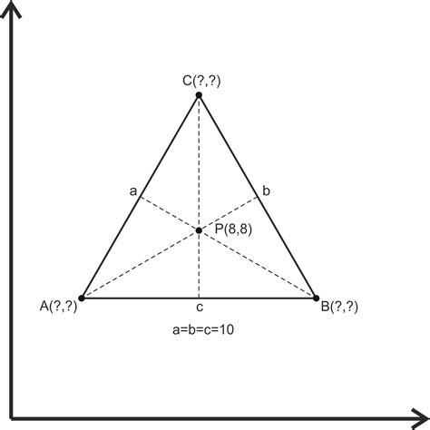 vectors   calculate triangle coordinates  cartesian plane