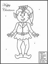 Christmas Number Color Elf Coloring Pages Printables Printable Numbers Colour Clipart Drawing Kids Games Feliz Navidad Worksheets Rocks Popular Activity sketch template