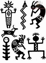 Native American Stencil Indian Designs Tattoo Navajo Crafts Symbols Visit Tattoos sketch template