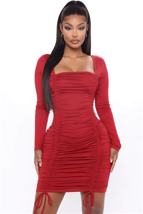 date night fit mini dress red dresses fashion nova