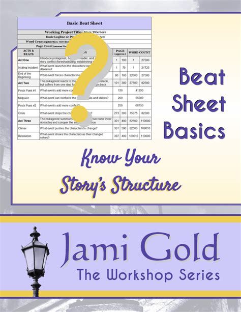beat sheet basics   storys structure jami gold paranormal