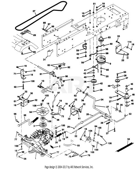 poulan pphk tractor parts diagram  drive