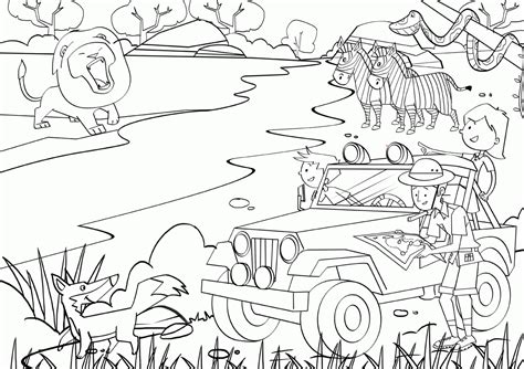 african safari animals coloring pages coloring home