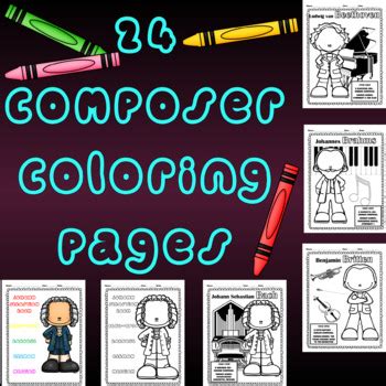 composer coloring pages  versions    jamie eisler