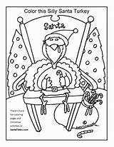 Coloring Pages Turkey Santa Christmas Silly Fun Phonics Printable Ages Activities Library Clipart Activity Getcolorings Color Popular Kids Consonants Vowels sketch template