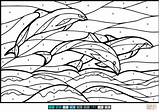 Zahlen Number Coloring Delfine Ausmalbild Ausdrucken Supercoloring Dolphin Dolphines Kostenlos Punkt Kategorien sketch template
