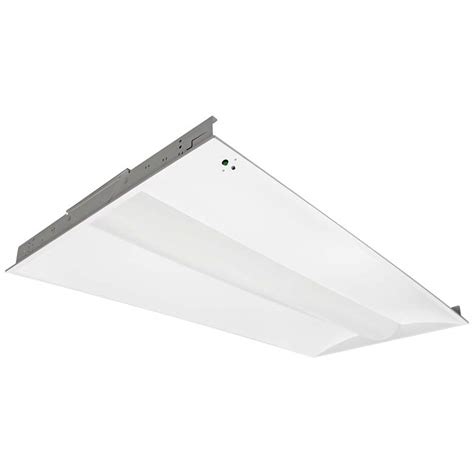 nuvo  foot white   led emergency recessed troffer