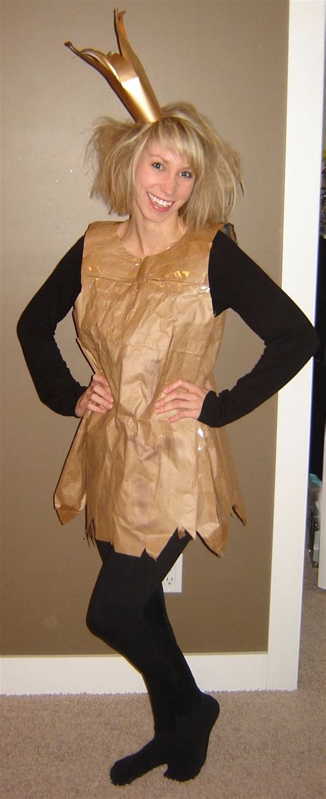 paperbag princess looks like i found my character parade costume the paper bag princess
