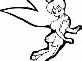 Tinkerbell Coloring Smile Wecoloringpage sketch template