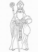 Nicolas Nikolaus Hl Coloriages Hugolescargot Malvorlage Tampons Creation Biblische Saints Dessiner Malvorlagen Partager sketch template