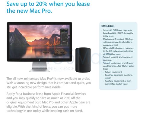 struggles     demand apple offering discount  mac pro lease program  big