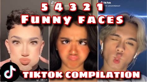 5 4 3 2 1 funny faces tiktok compilation funny faces tiktok trend