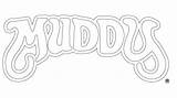 Muddy Milb sketch template