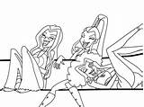 Trix Coloring Pages Winx Laughing Deviantart Club Enchantix Pixie Drawing Girls Categories sketch template