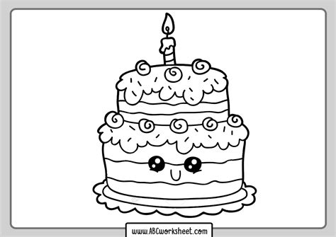 dog cake coloring page kids  fun coloring page spot spot puppy