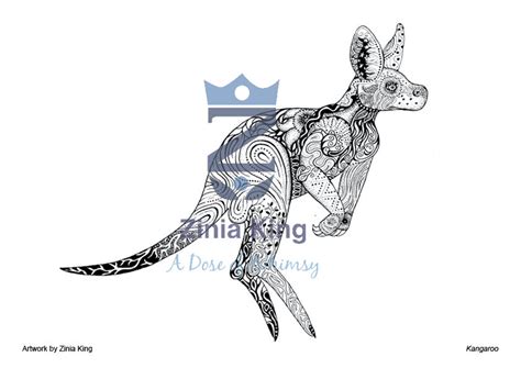 printable australian animal colouring pages instant  etsy